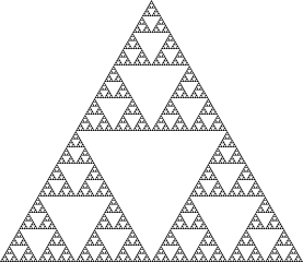 il triangolo di Sierpinski