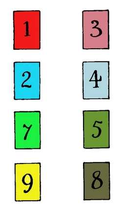 [1,2,7,9 - 2,4,5,8]