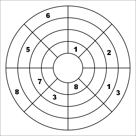 [lo schema di sudoku circolare]