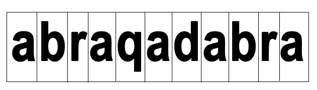 [abraqadabra]