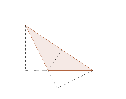 [un triangolo e le sue altezze]