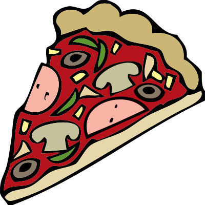 [una fetta di pizza]