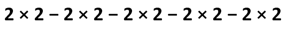 [2x2-2x2-2x2-2x2-2x2]