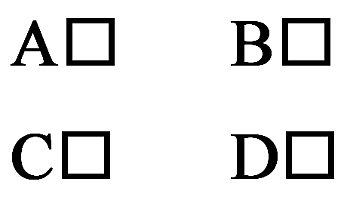 [A/B/C/D]