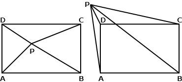 [rettangolo ABCD e punto P - due possibilit�]