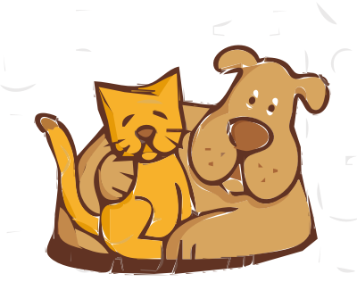 [cane e gatto]