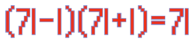 [(71-1)(71+1)=71]