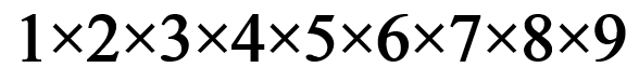 [1x2x3x4x5x6x7x8x9]