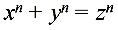 [x^n + y^n = z^n]