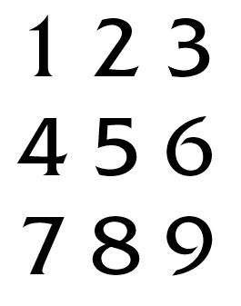 [1 2 3 4 5 6 7 8 9]