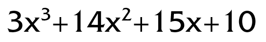 [3x^3+14x^2+15x+10]