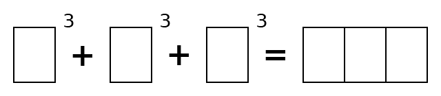 [a&sup3;+b&sup3;+c&sup3;=def]