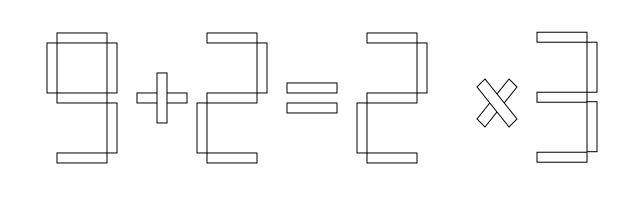 [9+2=2x3]