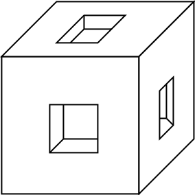[Un cubo cavo]