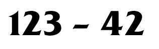 [123-42@]