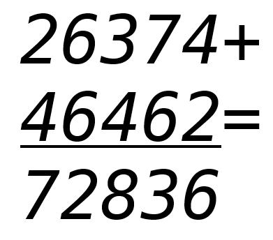 [26374+46462=72836]