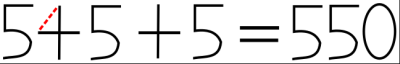 [545+5=550]