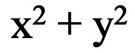 [x^2+y^2]