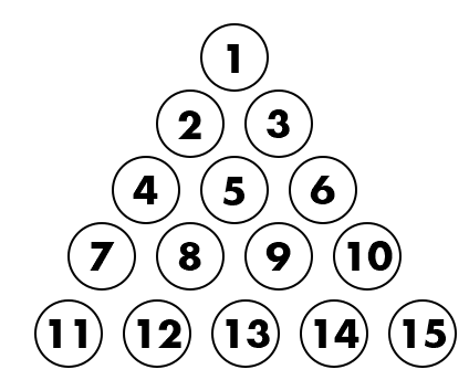 [un triangolo di numeri]