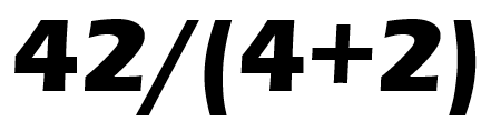 [42/(4+2)]