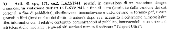 [disegno criminoso]